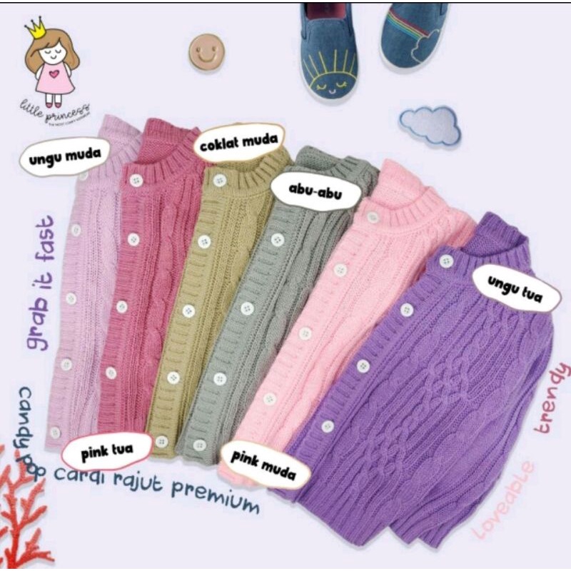 [ZedColls.] ready candy pop cardigan by little princes