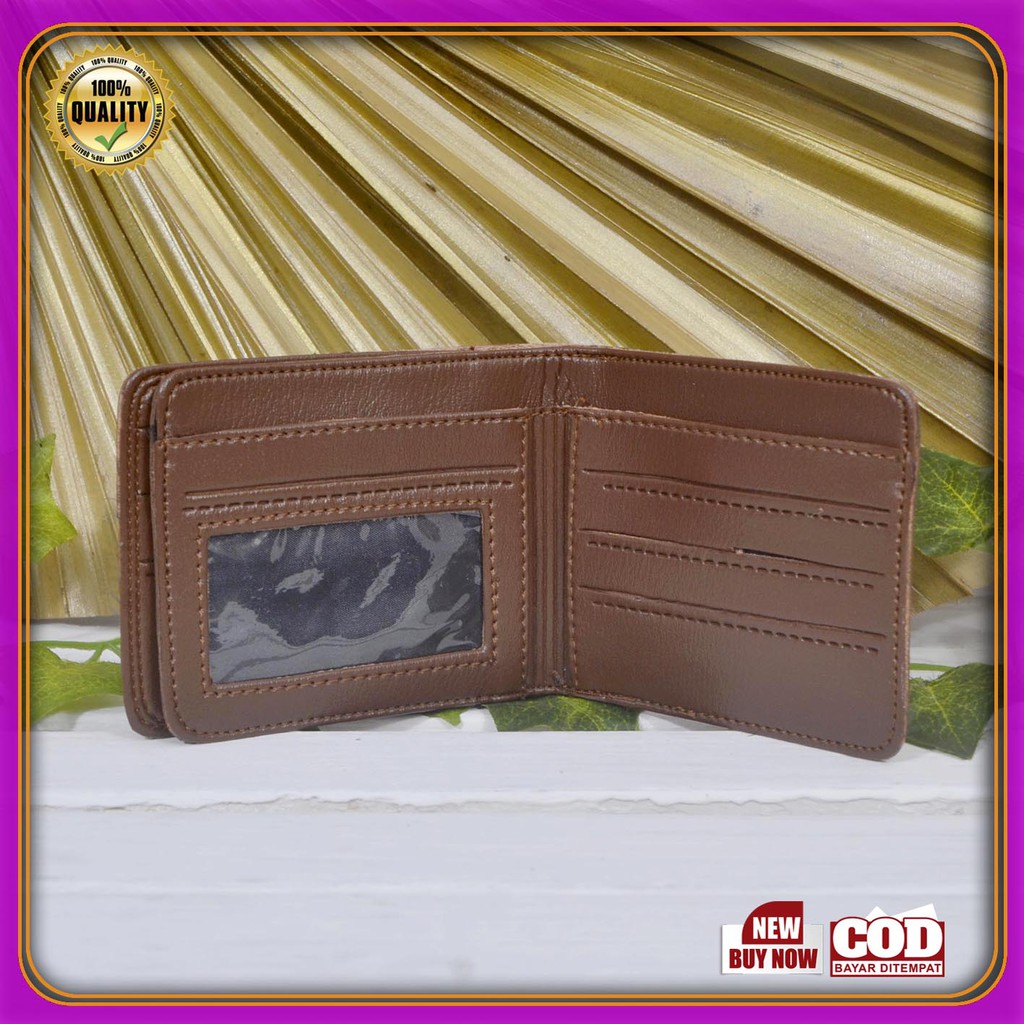 DOMPET Sintetik lipat pria kasual Model AMT