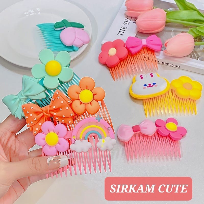 TOKYOBERRY SIRKAM CUTE AKSESORIS RAMBUT BANDO SISIR ANAK CEWEK IMPORT