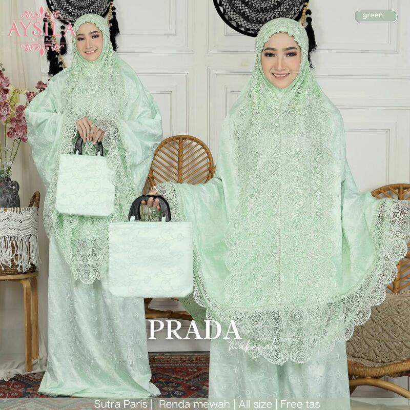 MUKENA PRADA / MUKENA SUTRA BORDIR