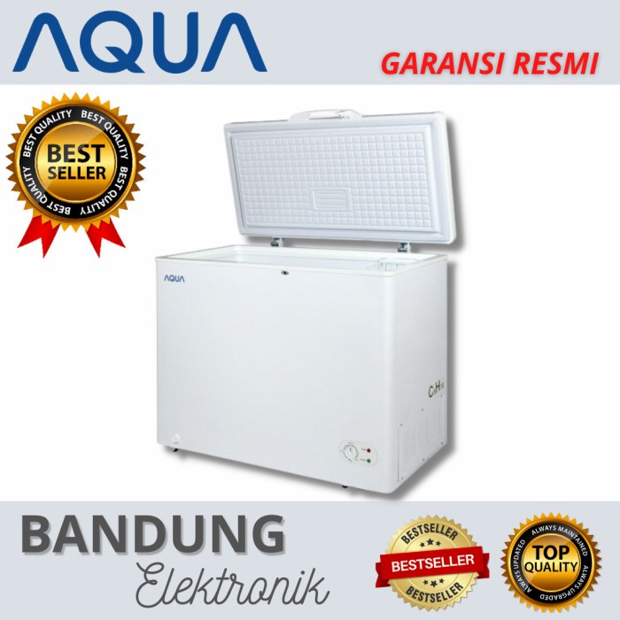 CHEST FREEZER AQUA AQF 200W / AQF200W , FREEZER 200 LITER