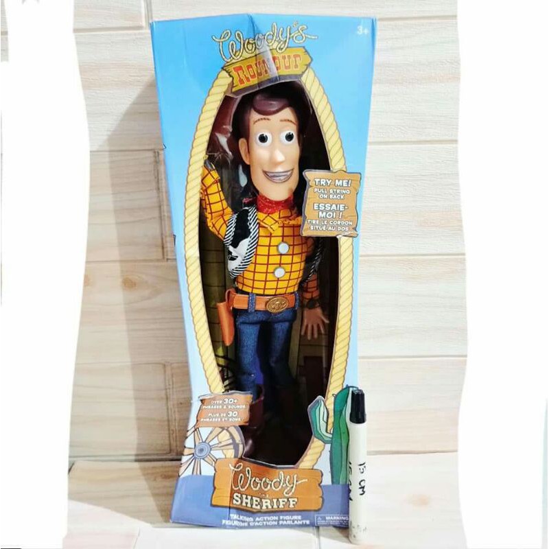 mainan action figureWoody toy story
talking woody
sheriff woody