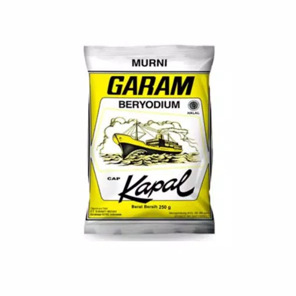 

Garam Murni Beryodium Cap Kapal 250 gr