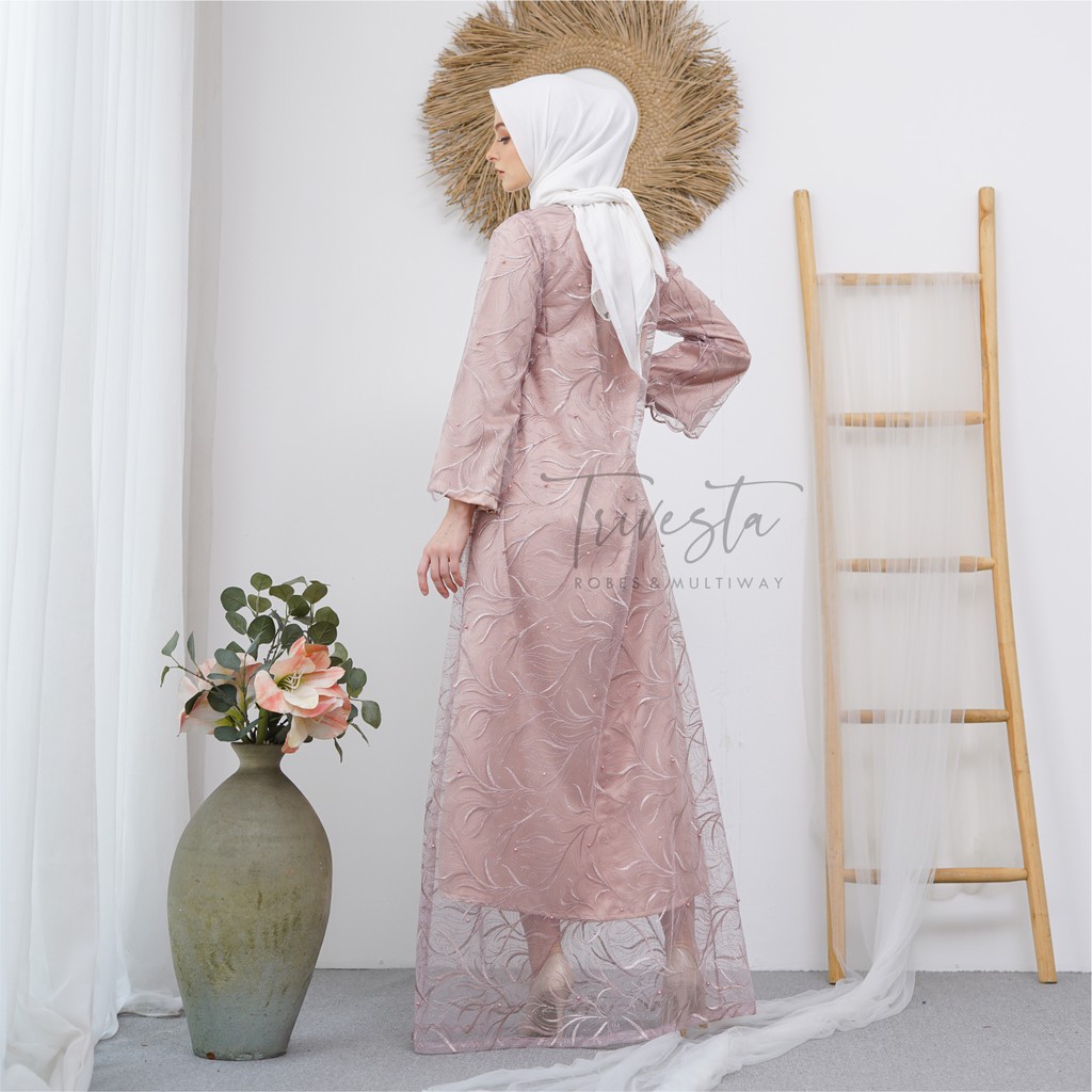 Zemira Hijab Robe Collection - KIMONO ROBE PENGANTIN BERHIJAB HIJAB RECOMENDED