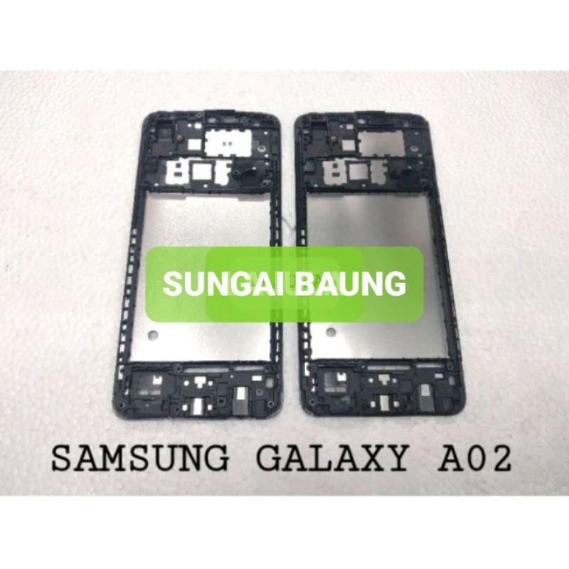 FRAME LCD TATAKAN LCD TULANG TENGAH SAMSUNG GALAXY A02 / A02 CORE