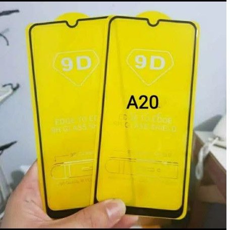 TEMPERED GLASS SAMSUNG A20 FULL COVER 5D 9D 11D 21D TG SAMSUNG A20 FULL GLASS PROMO MURAH