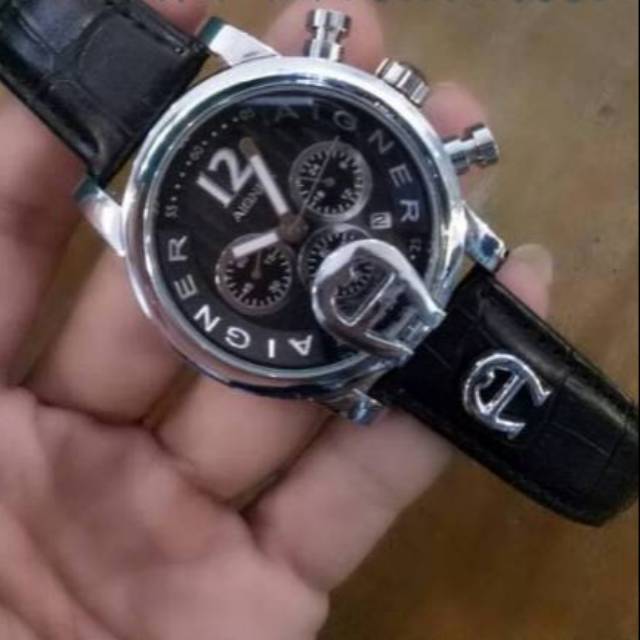 Jam Tangan Aigner Bari Tali Kulit Super Mewah Dan Elegan - Jam Tangan Pria Aigner Bari Tali Kulit 01