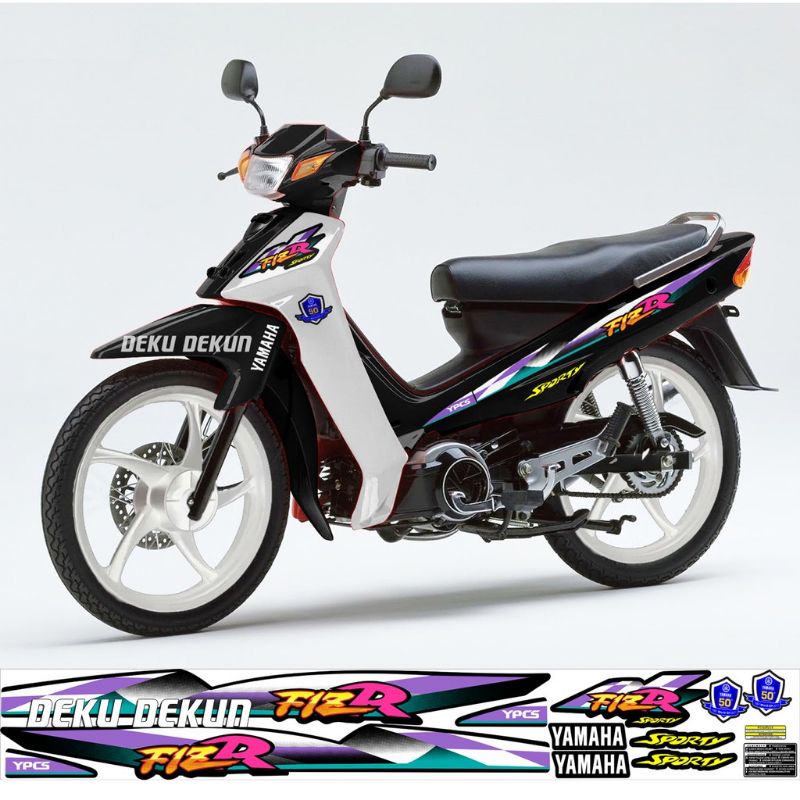 striping f1zr sporty 1998 / striping f1zr sporty 98 / striping f1zr sporty 1998 hitam / striping fiz