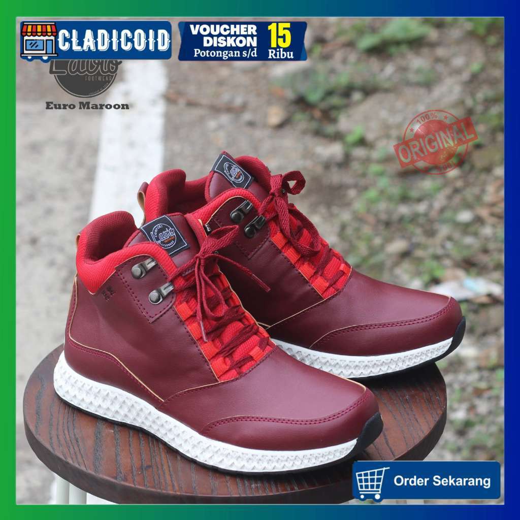 Sepatu Pria Casual Sneakers Lavio Euro Original Sneaker Outdoor Model Keren dan Trendi Murah Terbaru