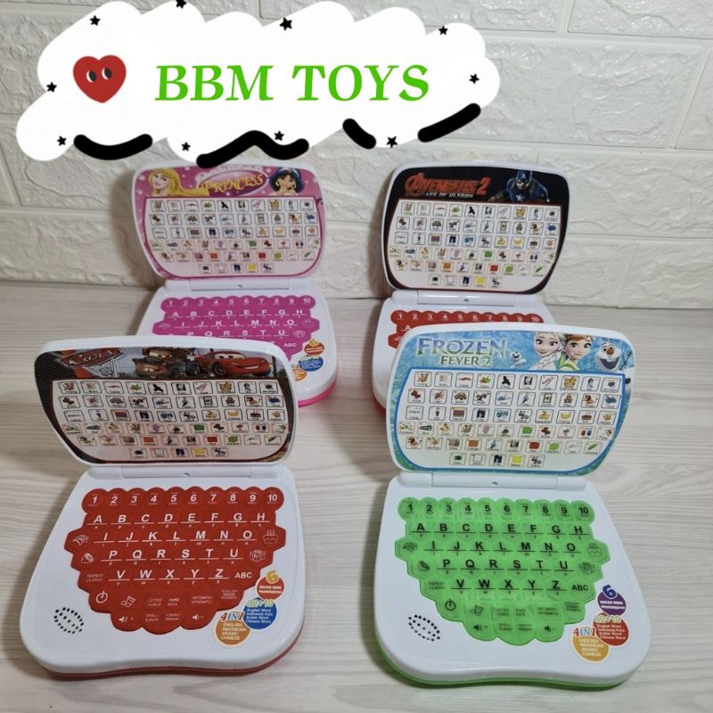 mainan laptop-laptopan/mainan edukasi/mainan laptop St.2351