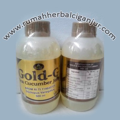 Gamat Gold G 500ml asli/original menyembuhkan asam Lambung luka dalam dan luka bakar tumor