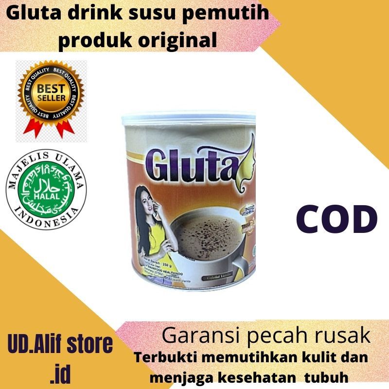 gluta drink susu pemutih gluta drink susu suplemen pemutih badan perawatan kulit badan bpom original