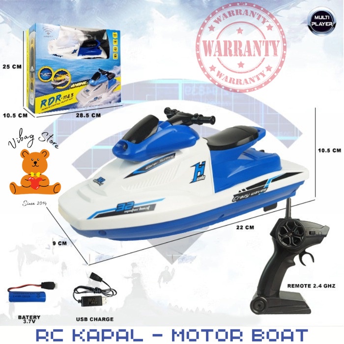RC Kapal Motor Boat Remote Control Multiplayer Perahu Pesiar RDR1183