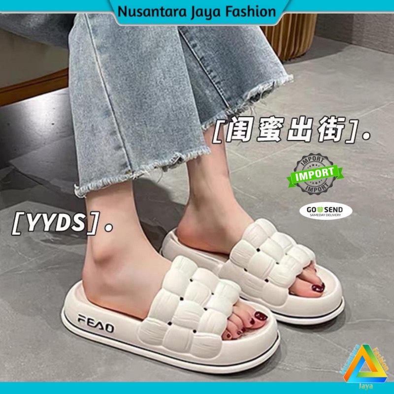 Sandal Slop Wanita Jelly CUTE - Sandal Wedges Wanita Balance 2219