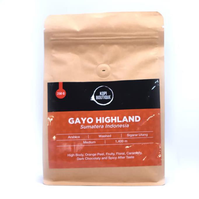 

Kopi Arabica Gayo Highland 250gr