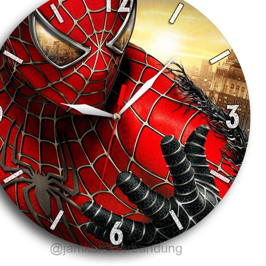 Koleksi Terbaru Jam Dinding Spiderman Keren Kartun Anak Spd04 Shopee Indonesia
