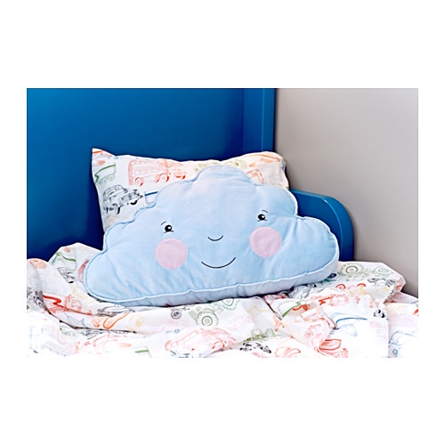 FJADERMOLN Bantal kursi biru muda 59x34 cm