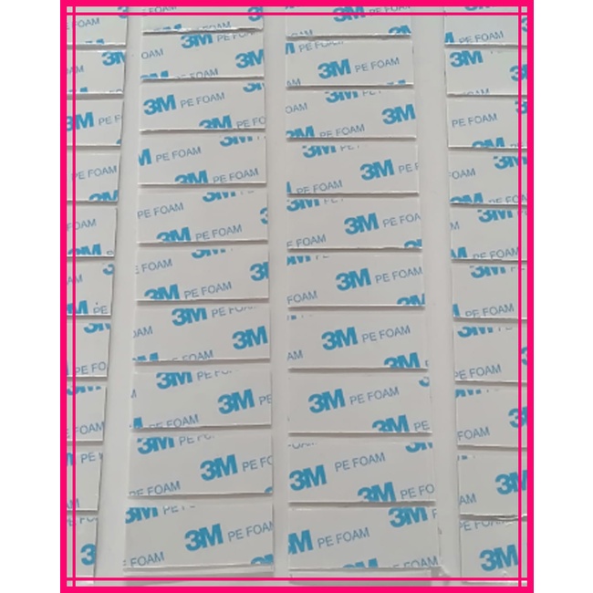 (10pcs) Foam Double tape Isolasi Busa 2 sisi Ukuran 2x5cm