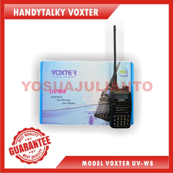 HANDY TALKY VOXTER UV-W8 WALKIE TALKIE HT DUALBAND UV