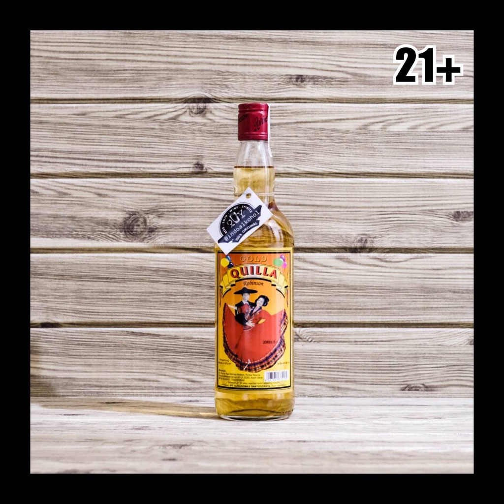 Jual Robinson Gold Tequila Quilla 680ml INDOALKOHOL Original 100