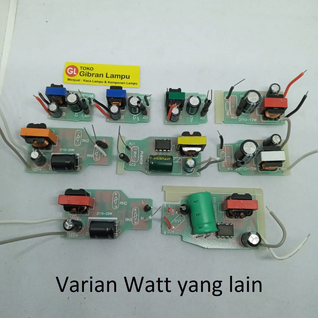 Driver Lampu LED 12w - Mesin LED 12 Watt (BM)