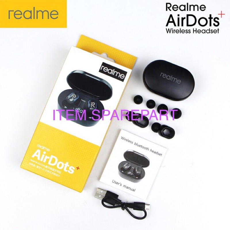 EARPHONE HEADSET OPPO REALME BLUETOOTH AIRDOTS WIRELLES