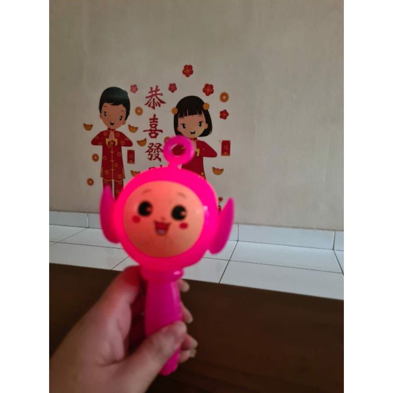 family games MAINAN TELETUBBIES BAYI LED BUNYI krincing silikon karet