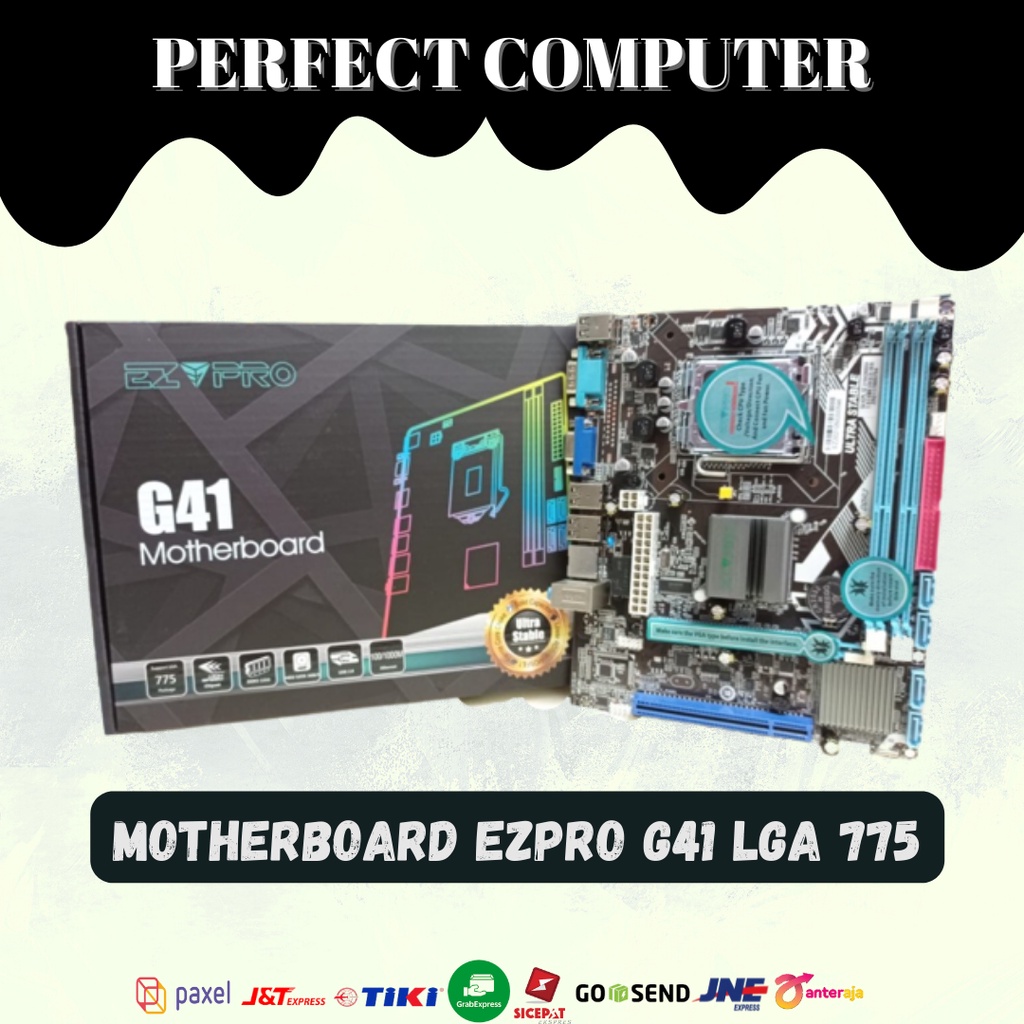 MOTHERBOARD EZPRO G41 LGA 775