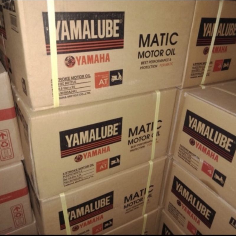 Yamalube Matic 800ml 10W-40 Satu dus isi 24 botol