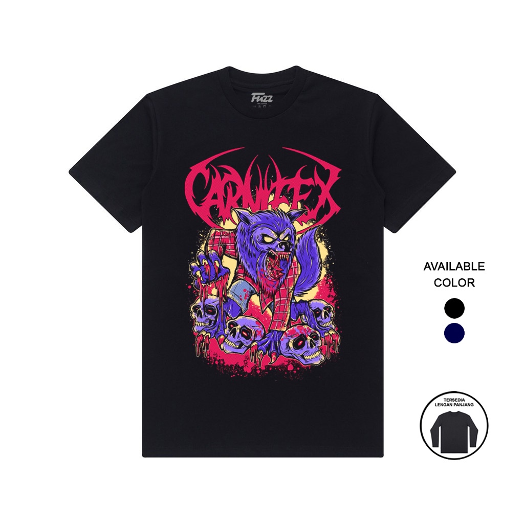 KAOS BAND CARNIFEX T SHIRT BAJU DISTRO MUSIK METAL PRIA WANITA ORIGINAL BANDUNG