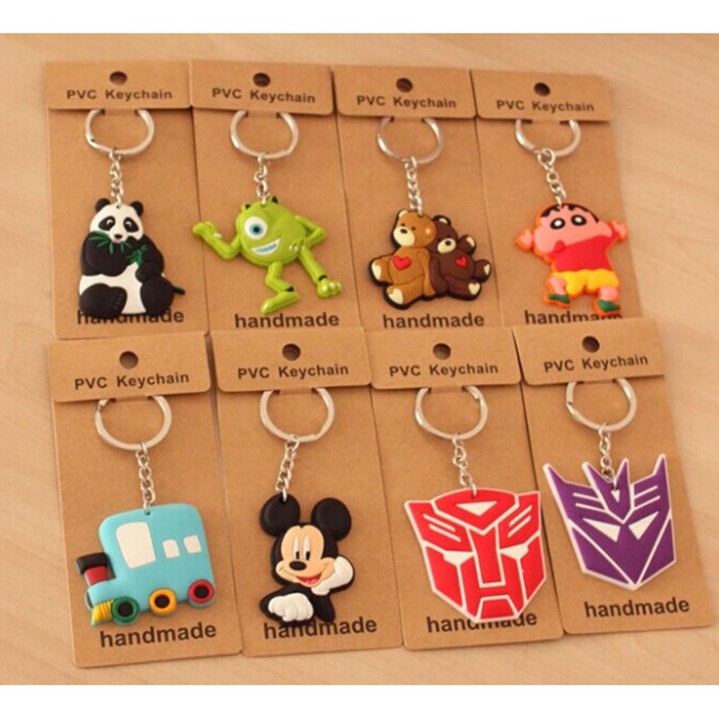 pvc keychain gantungan kunci unik lucu karakter anime kartun manga superhero cartoon jepang japan