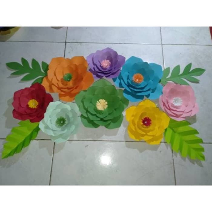 Kertas Buffalo Paket A Paper Flower 8pcs A Putih Cream Diskon Shopee Indonesia