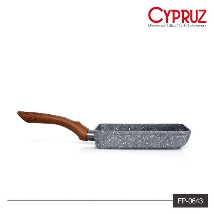 WAJAN- CYPRUZ OMELETTE FRY PAN MARBLE FP0643 KOTAK WAJAN TELUR TAMAGOYAKI -WAJAN.