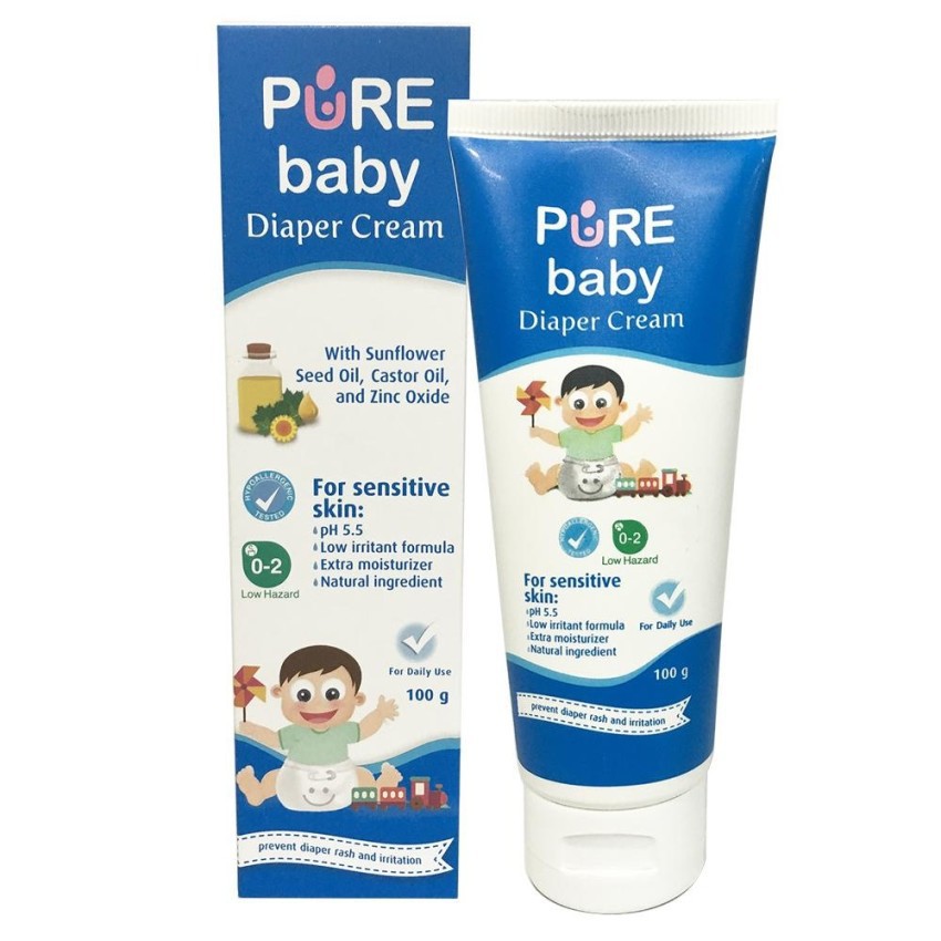 Pure Baby BB Diaper Cream 100g Krim Ruam Popok Bayi