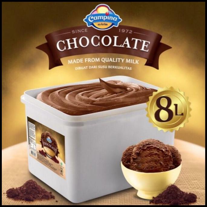 

Ice Cream Campina Rasa Chocolate 8L