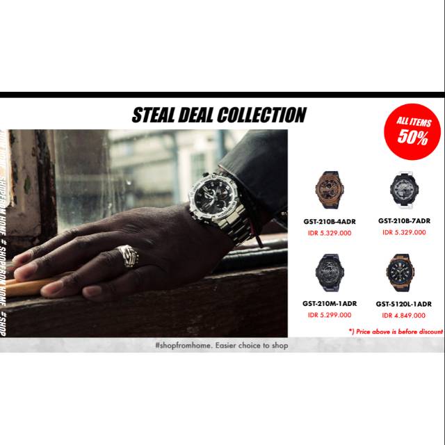 G-shock original 100%/garansi resmi