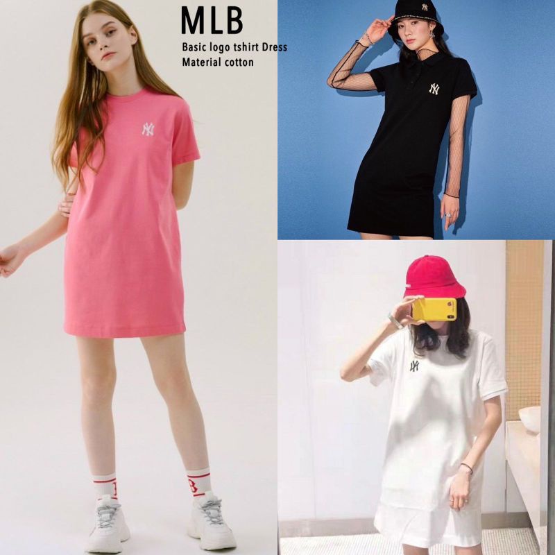 MLB basic cotton tshirt dress