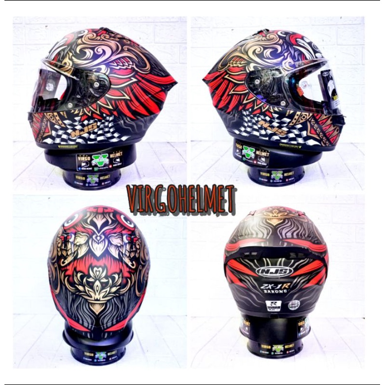 HELM NJS ZX~1 R MOTIF BARONG TERBARU