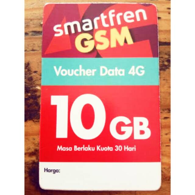Voucher smartfren 10gb