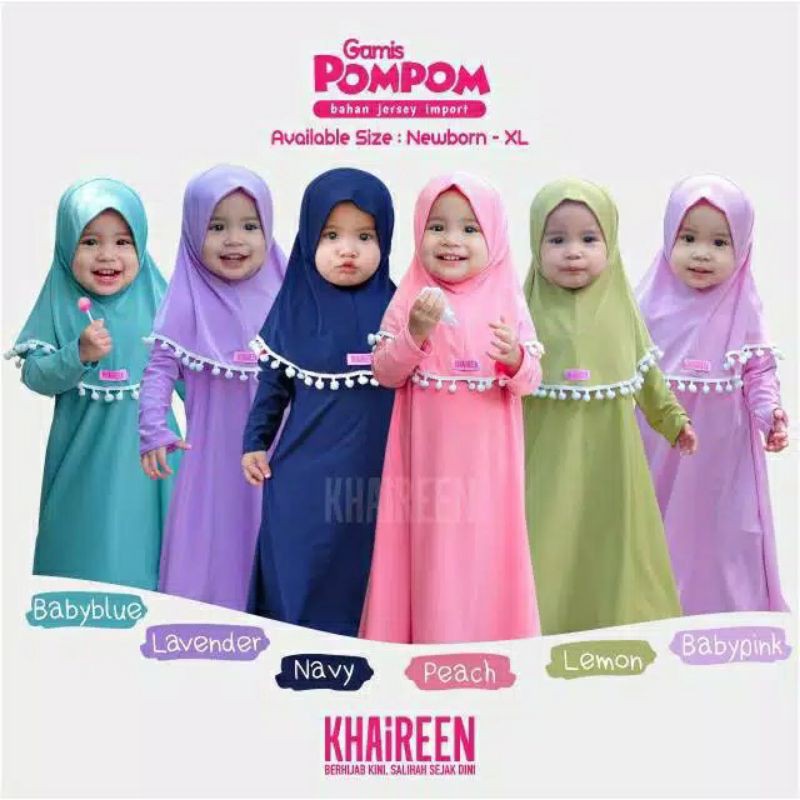 gamis Pompom Khaireen
