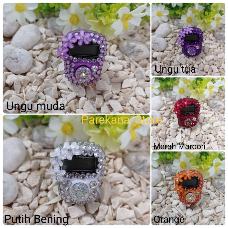 Tasbih Dzikir Digital Bling Bling/Swarovski/Souvenir