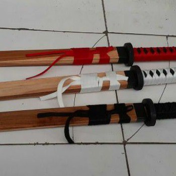 katana bokken mainan pedang kayu wooden sword cosplay termurah