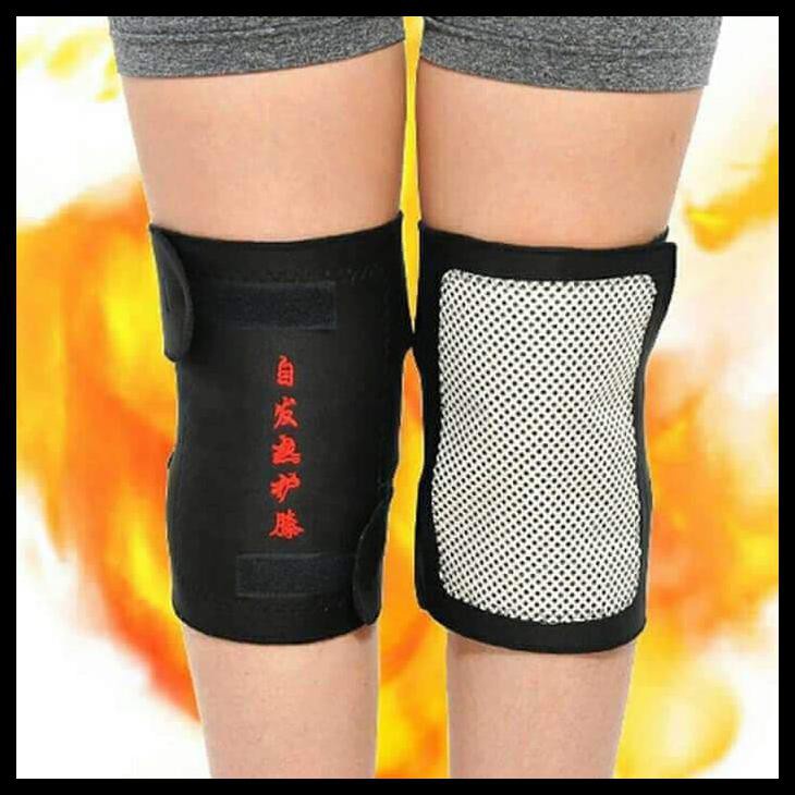 Sabuk Lutut Dengkul Terapi Pemanas Lutut Batu Turmaline Nyeri Sendi All Size Pelancar Sirkulasi Darah Nyeri Sendi Sepasaang Kanan Kiri Alat Terapi Pemanas Lutut Magnetic Theraphy Self Heating Knee Pad Original