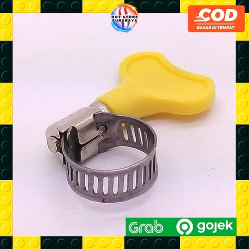 Klem Selang Gas Elpiji 7/8&quot; Ring KUPING / Selang Gas Elpiji SUS304 ORIGINAL
