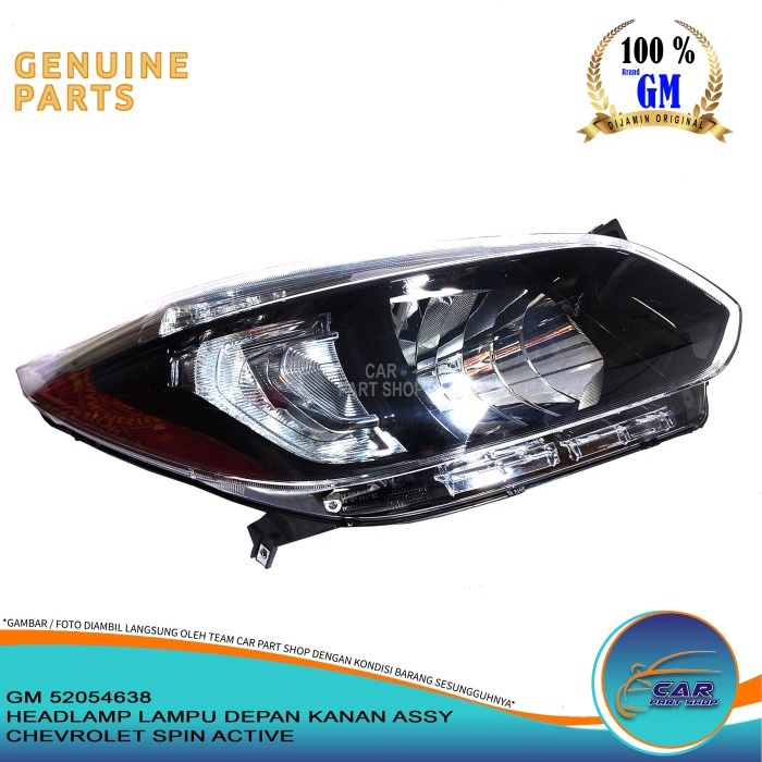 HEADLAMP LAMPU DEPAN KANAN ASSY CHEVROLET SPIN ACTIV ACTIVE ORI GM