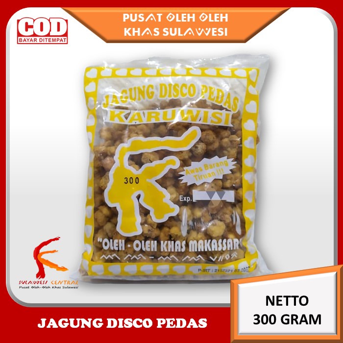 

Jagung Disco Pedas KARUWISI khas sulawesi 300 gr