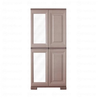  LEMARI  PLASTIK  MERK OLYMPLAST OMC ST2 KACA KHUSUS  GRAB 