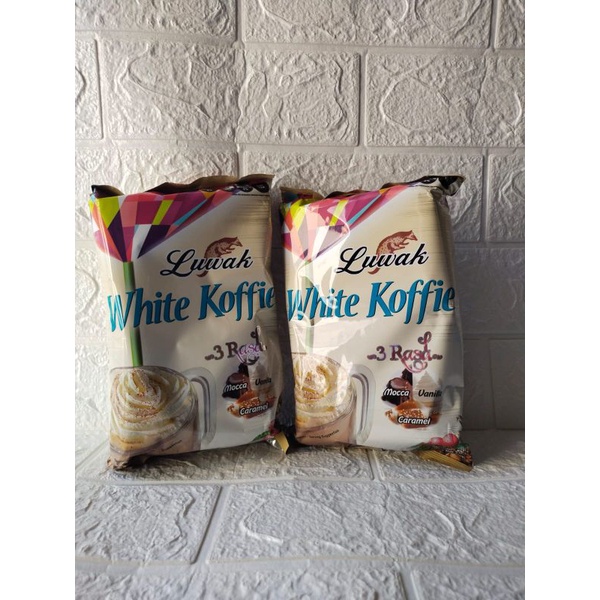 

Kopi bubuk Luwak White Koffie 3 rasa Twins pack