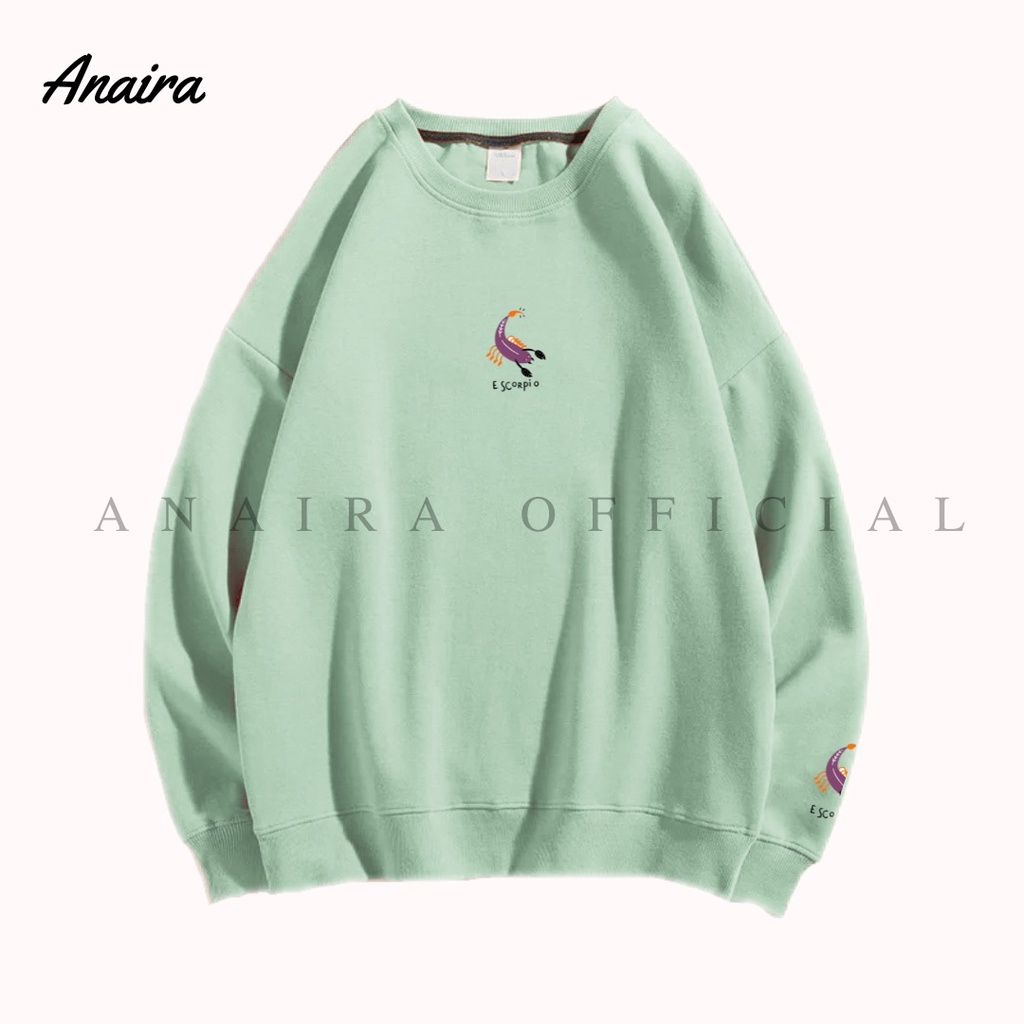 ESCORPIO SWEATER CREWNECK WANITA ANAIRAOFFICIAL