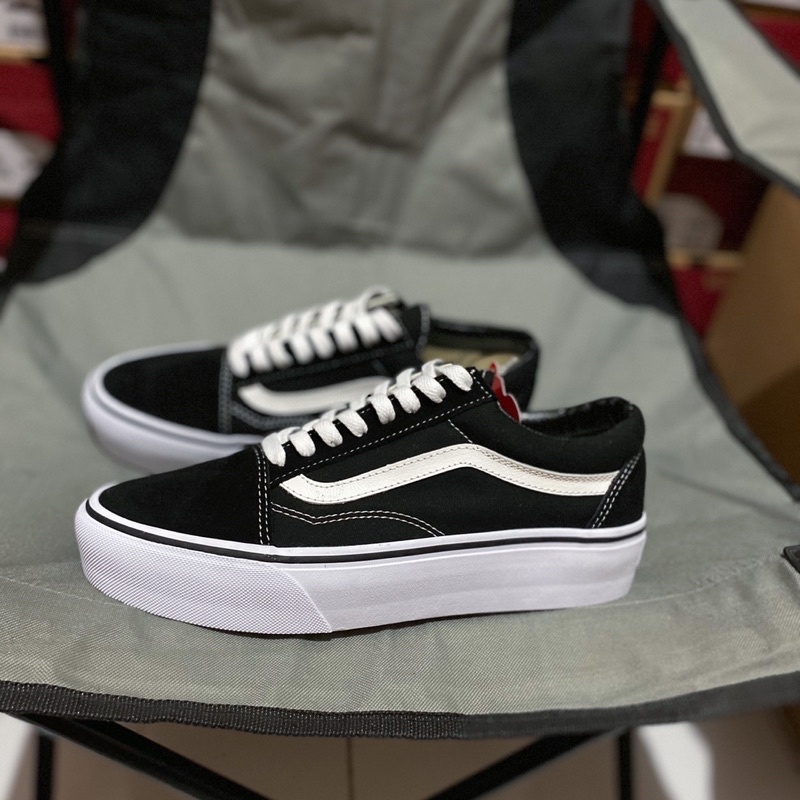 Vans Old Skool Flatform Black White Original